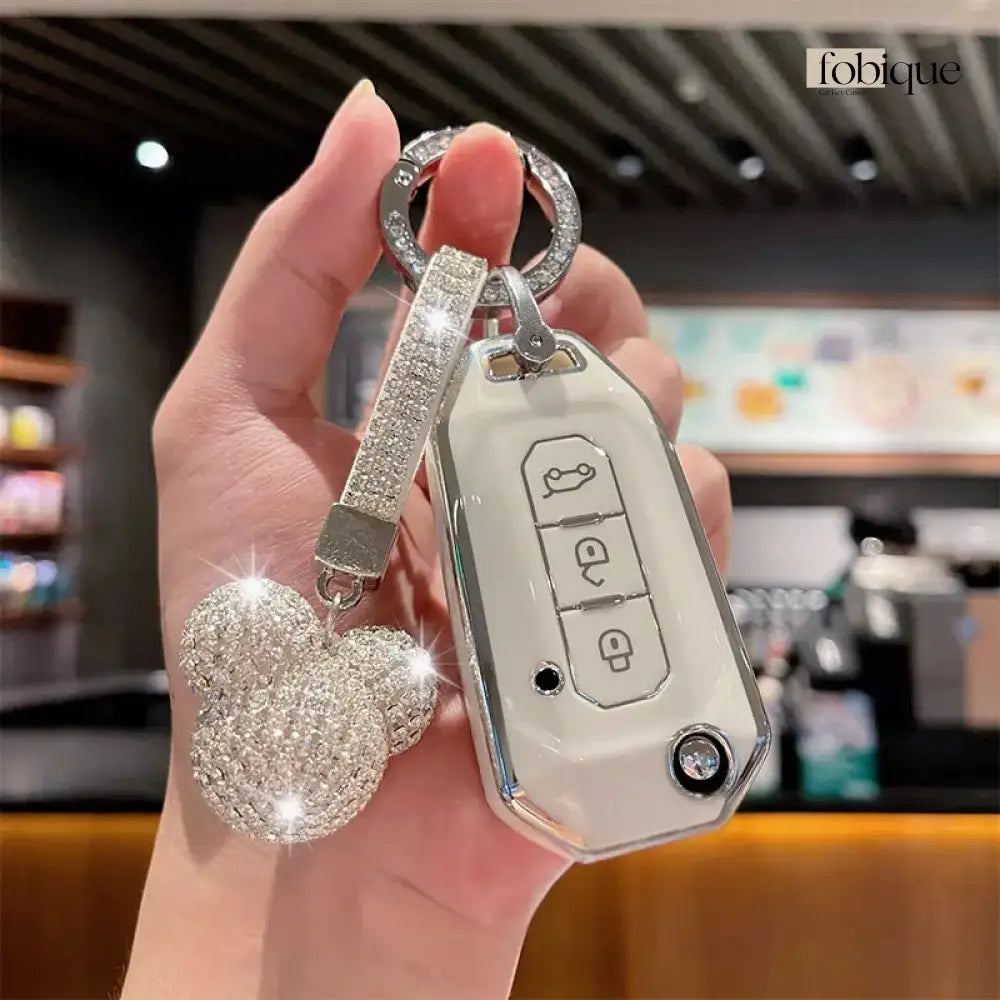 Supreme Collection | Car Key Cover Compatible with Ford Focus, Fiesta, C-Max & more Fobique