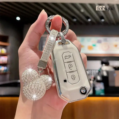 Supreme Collection | Car Key Cover Compatible with Ford Focus, Fiesta, C-Max & more Fobique