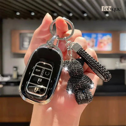 Supreme Collection | Car Key Cover Compatible with Honda N-Box Custom, N-Van, Freed & more Fobique