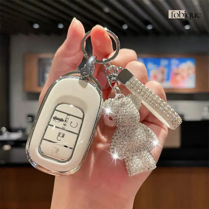 Supreme Collection | Car Key Cover Compatible with Honda N-Box Custom, N-Van, Freed & more Fobique