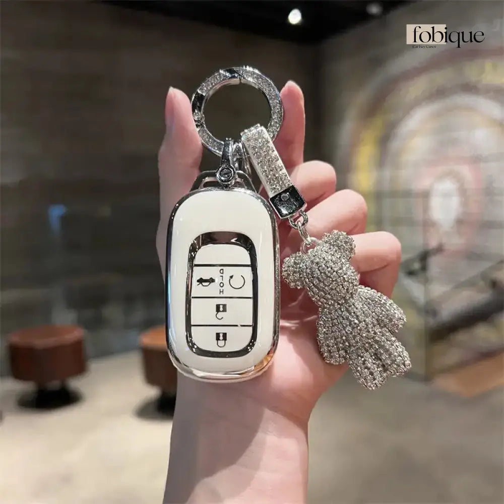 Supreme Collection | Car Key Cover Compatible with Honda N-Box Custom, N-Van, Freed & more Fobique