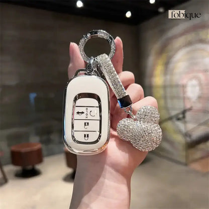 Supreme Collection | Car Key Cover Compatible with Honda N-Box Custom, N-Van, Freed & more Fobique