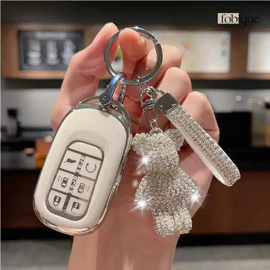 Supreme Collection | Car Key Cover Compatible with Honda Stepwgn Spada, Odyssey, N-Box & more Fobique