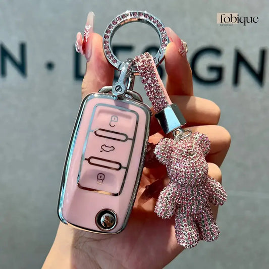 Supreme Collection | Car Key Cover for SEAT Leon 5F, Ibiza 6J, Arona, Ateca, Toledo & More Fobique