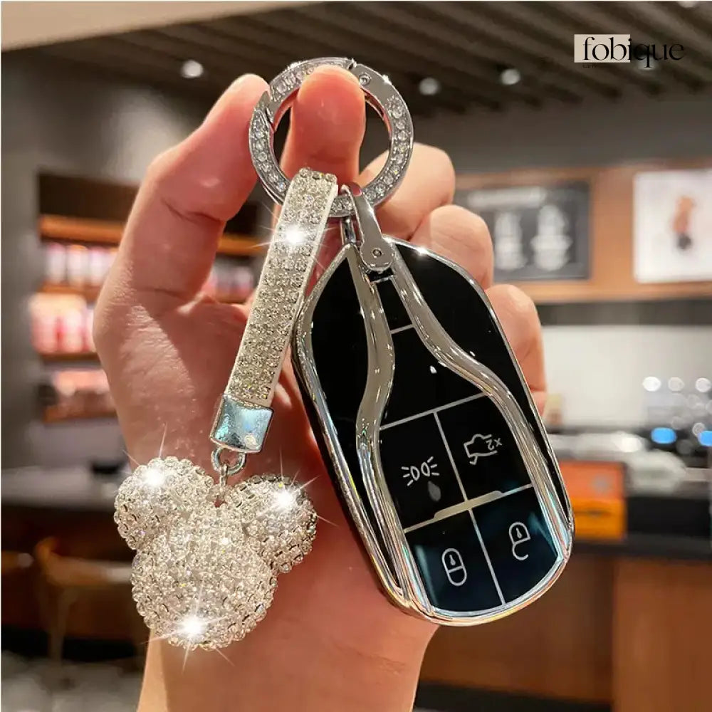 Supreme Collection | Key Fob Cover Suitable for Maserati Ghibli, Quattroporte, Levante & More Fobique