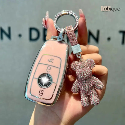 Supreme Collection | Key Fob Cover Suitable for Mercedes C-Class, E-Class, S-Class, CL-Class, CLK-Class & More Fobique