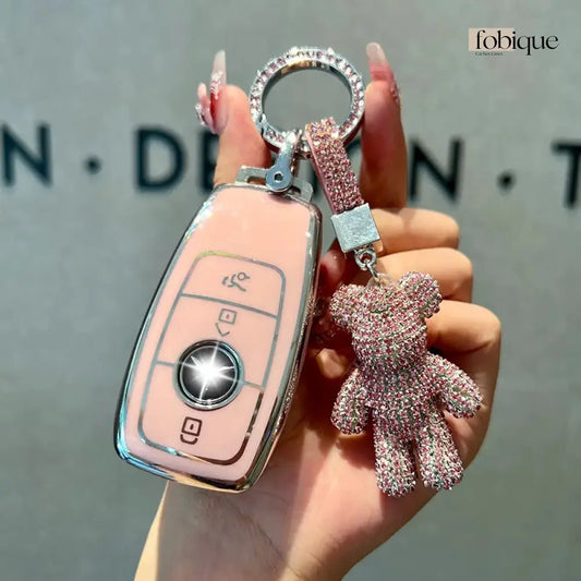 Supreme Collection | Key Fob Cover Suitable for Mercedes C-Class, E-Class, S-Class, CL-Class, CLK-Class & More Fobique