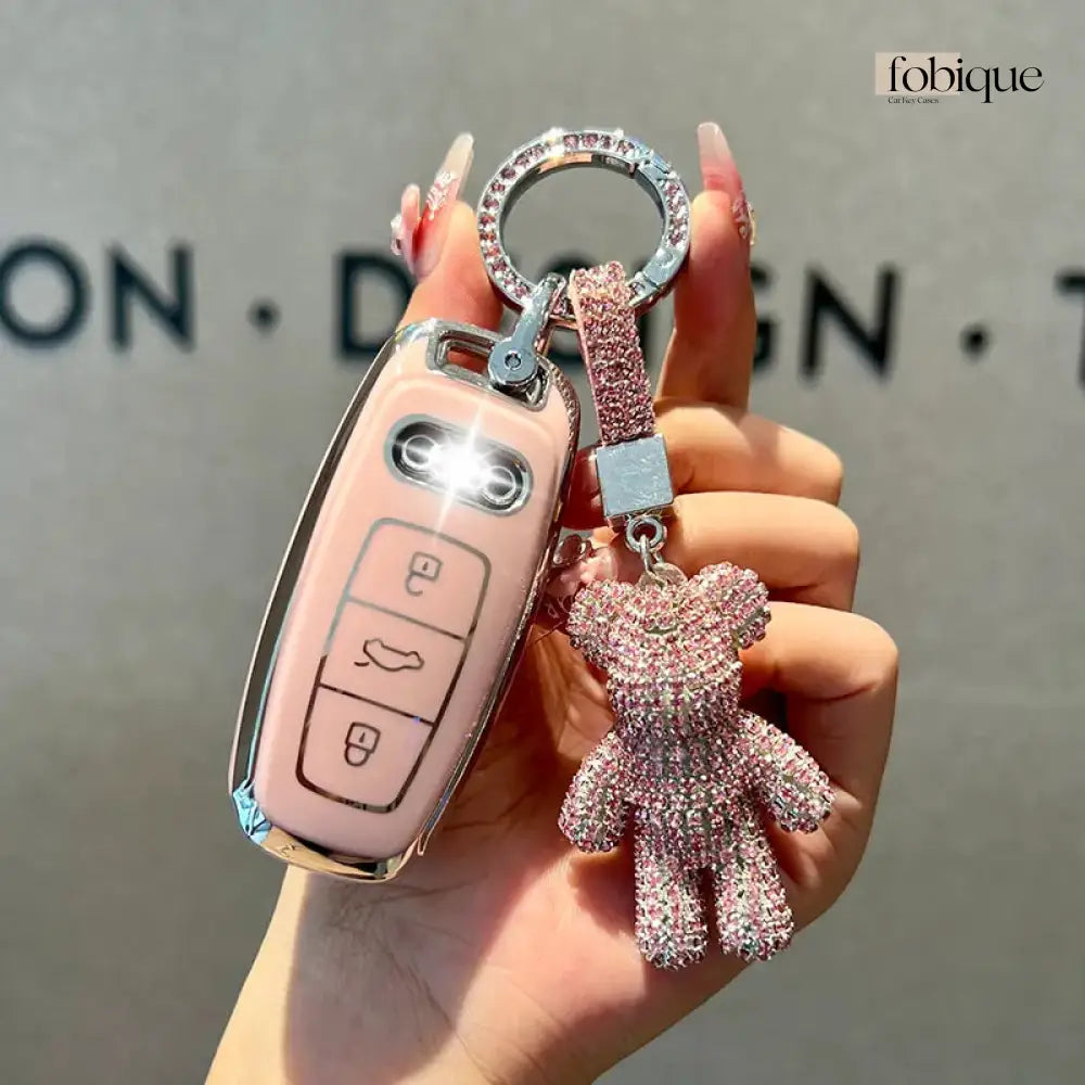 Supreme Collection | Smart Key Fob Case for Audi | Fits A6 A7 A8 Q8 & e-tron Fobique