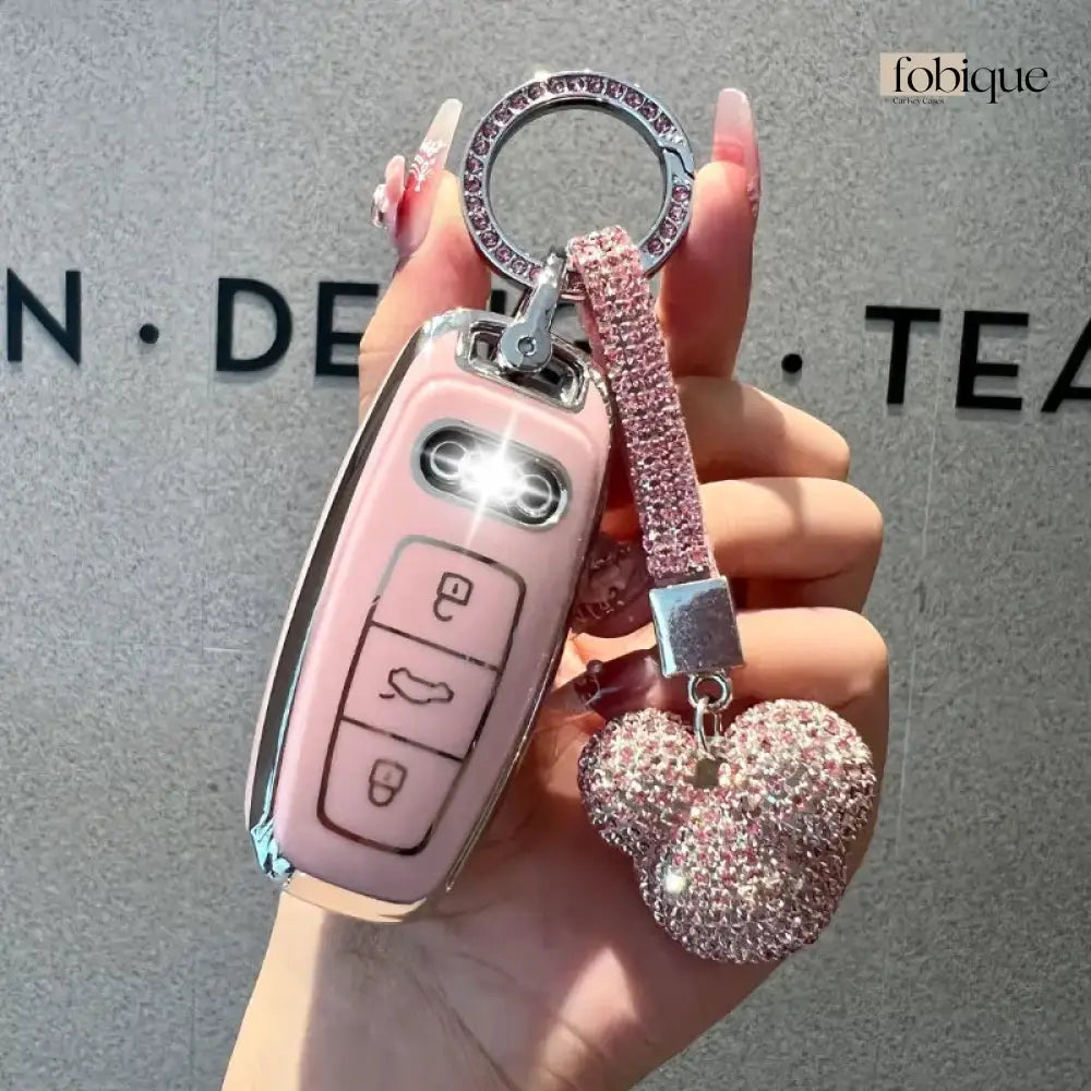 Supreme Collection | Smart Key Fob Case for Audi | Fits A6 A7 A8 Q8 & e-tron Fobique